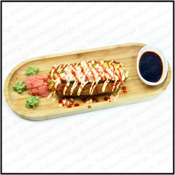 Hot-Dog Salmon And Spicy Sauce